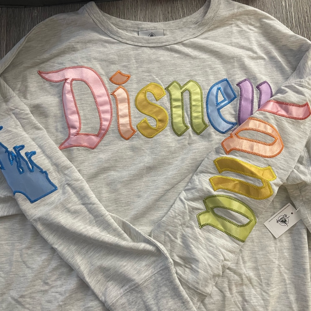 Reverse Disneyland spirit jersey like pullover